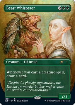 Beast Whisperer (Borderless) (SLD-1099) - Secret Lair Drop