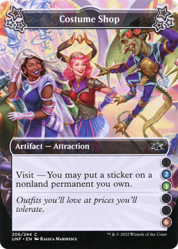 Costume Shop (2-3-6) (UNF-206) - Unfinity Foil