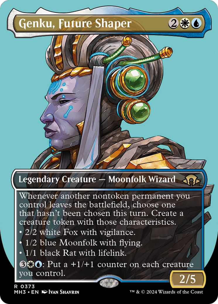 Genku, Future Shaper (Borderless) (MH3-373) - Modern Horizons 3