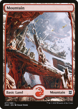 Mountain (277) - Full Art (ZNR-277) - Zendikar Rising: (Full Art)