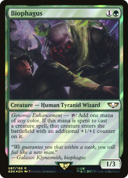 Biophagus (Surge Foil) (40K-087) - Warhammer 40,000 Commander Foil
