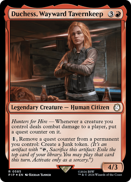 Duchess, Wayward Tavernkeep (Surge Foil) (PIP-585) - Fallout Foil