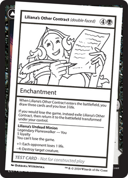 Liliana's Other Contract (double-faced) (MB2PC-) - Mystery Booster 2