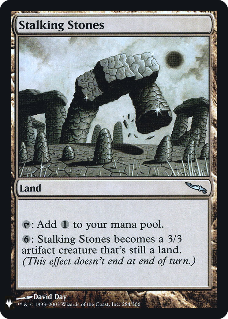 Stalking Stones (LIST-284) - The List Foil