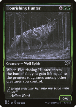 Flourishing Hunter (DBL-466) - Innistrad: Double Feature Foil