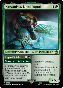 Karvanista, Loyal Lupari (WHO-106) - Doctor Who Foil