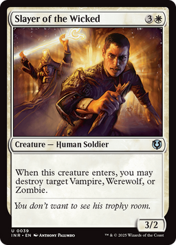 Slayer of the Wicked (INR-039) - Innistrad Remastered