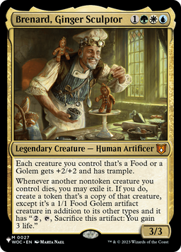 Brenard, Ginger Sculptor (LIST-027) - The List