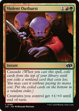 Violent Outburst (J25-746) - Foundations Jumpstart