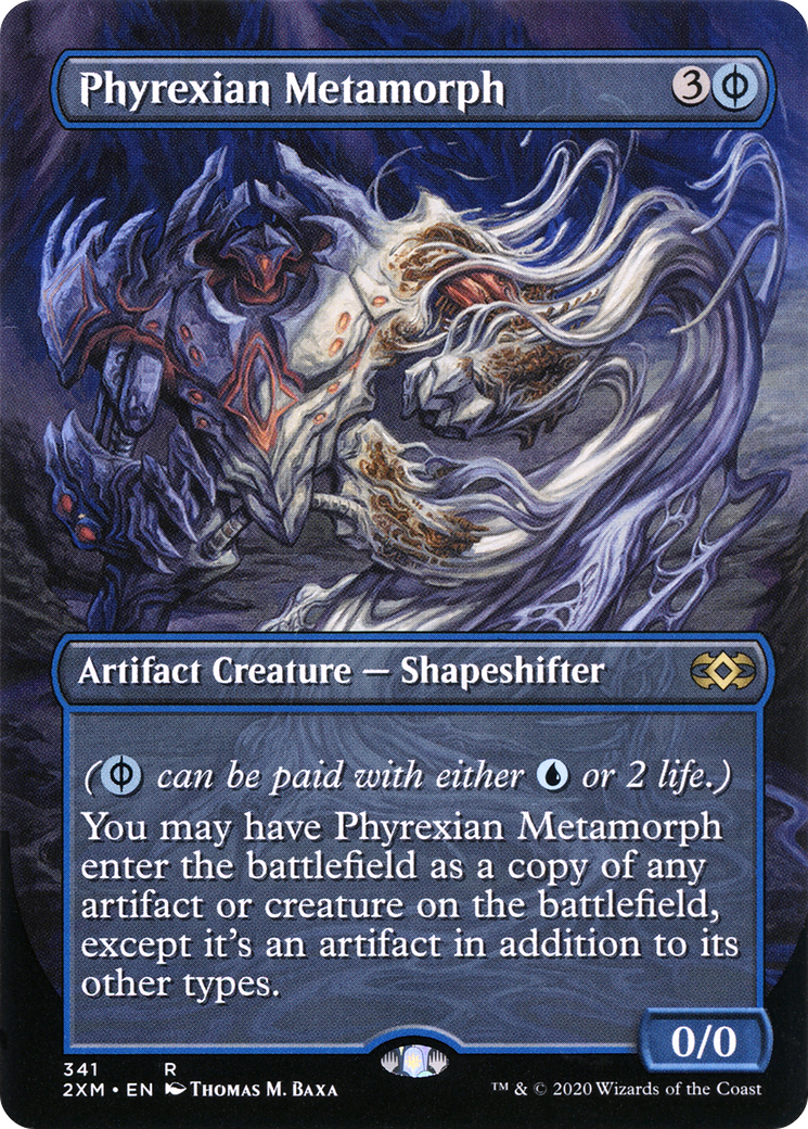 Phyrexian Metamorph (Borderless) (2XM-341) - Double Masters Foil