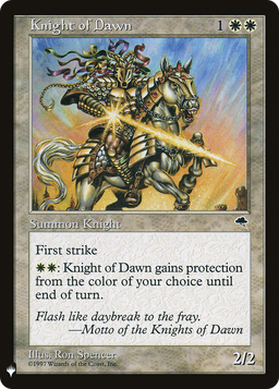 Knight of Dawn (LIST-TMP-26) - The List