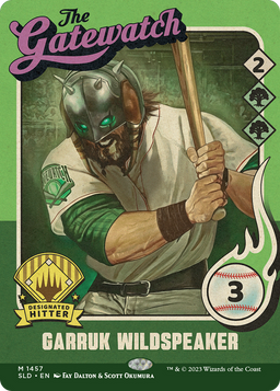 Garruk Wildspeaker (1457) (SLD-1457) - Secret Lair Drop: (Full Art) (Borderless)