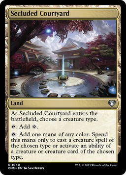 Secluded Courtyard (CMM-1030) - Commander Masters