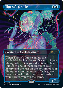 Thassa's Oracle (SLD-1280) - Secret Lair Drop (Borderless)