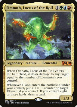 Omnath, Locus of the Roil (M20-216) - Core Set 2020 Foil