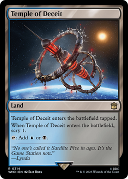 Temple of Deceit (WHO-314) - Doctor Who Foil
