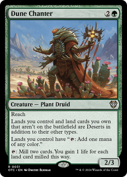 Dune Chanter (OTC-031) - Outlaws of Thunder Junction Commander