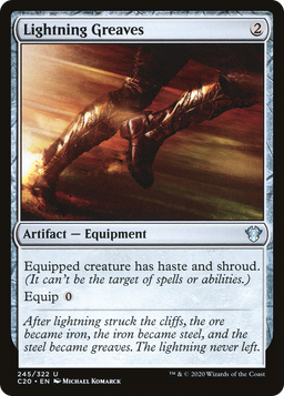 Lightning Greaves (C20-245) - Commander 2020