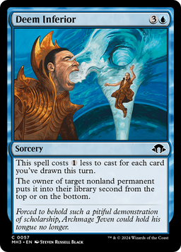 Deem Inferior (MH3-057) - Modern Horizons 3 Foil