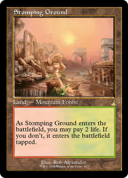 Stomping Ground (Retro Frame) (RVR-413) - Ravnica Remastered Foil