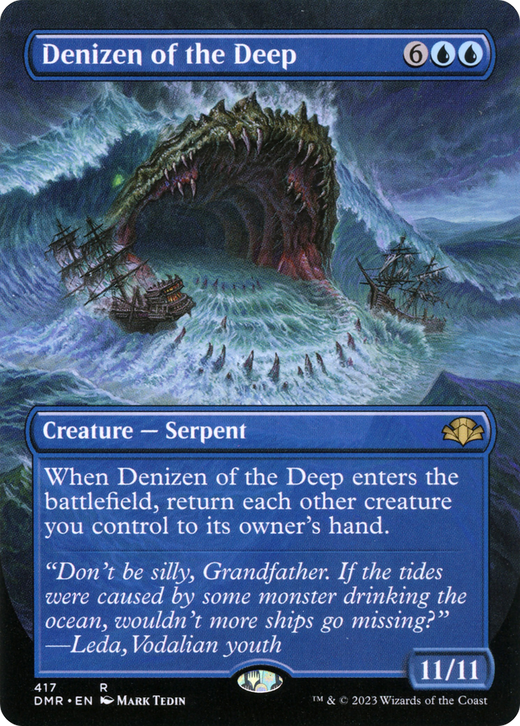 Denizen of the Deep (Borderless) (DMR-417) - Dominaria Remastered Foil