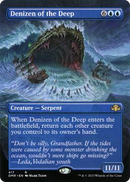 Denizen of the Deep (Borderless) (DMR-417) - Dominaria Remastered Foil