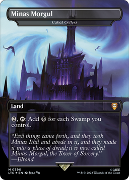 Minas Morgul - Cabal Coffers (Surge Foil) (LTC-390) - Tales of Middle-earth Commander / Minas Morgul (Borderless) Foil