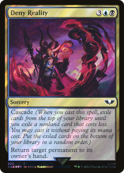 Deny Reality (Surge Foil) (40K-223) - Warhammer 40,000 Commander Foil