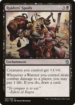 Raiders' Spoils (KTK-083) - Khans of Tarkir