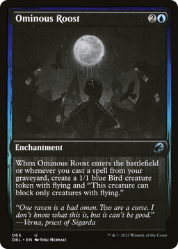 Ominous Roost (DBL-065) - Innistrad: Double Feature