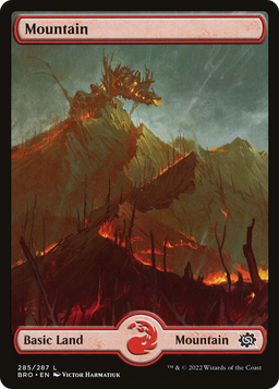 Mountain (285) - Full Art (BRO-285) - The Brothers' War Foil