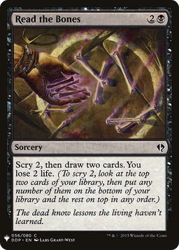 Read the Bones (LIST-DDP-56) - The List