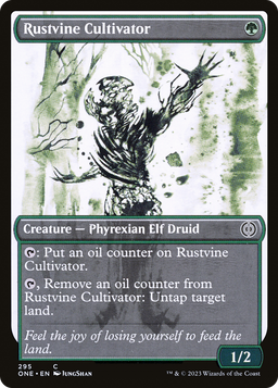 Rustvine Cultivator (Showcase) (ONE-295) - Phyrexia: All Will Be One: (Showcase) Foil