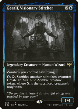 Geralf, Visionary Stitcher (DBL-328) - Innistrad: Double Feature