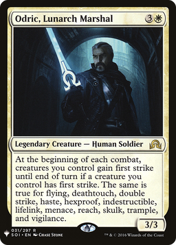 Odric, Lunarch Marshal (LIST-031/297) - The List
