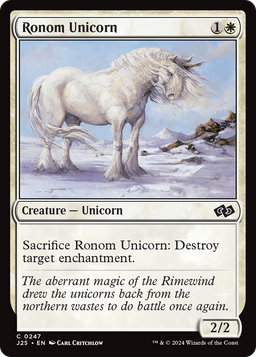Ronom Unicorn (J25-247) - Foundations Jumpstart