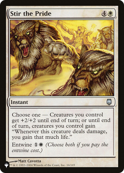 Stir the Pride (LIST-DST-16) - The List