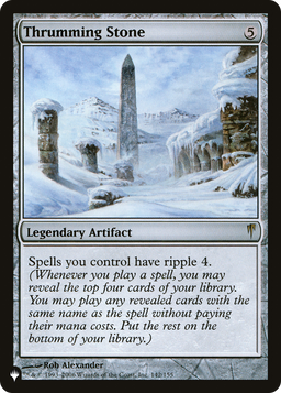 Thrumming Stone (LIST-142/155) - The List
