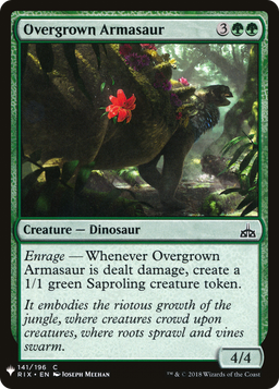 Overgrown Armasaur (LIST-141) - The List