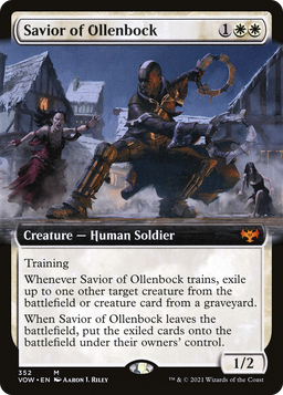 Savior of Ollenbock (Extended Art) (VOW-352) - Innistrad: Crimson Vow: (Extended Art)