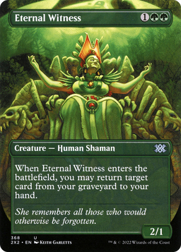 Eternal Witness (Borderless) (2X2-368) - Double Masters 2022 Foil