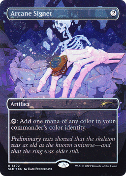 Arcane Signet (1492) (Galaxy Foil) (SLD-1492) - Secret Lair Drop (Borderless) Foil