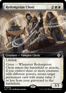 Redemption Choir (Extended Art) (LCC-042) - The Lost Caverns of Ixalan Commander: (Extended Art)