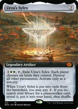 Urza's Sylex (Extended Art) (BRO-312) - The Brothers' War: (Extended Art) Foil