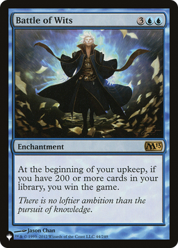Battle of Wits (LIST-44/249) - The List