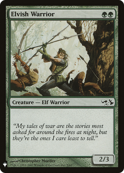 Elvish Warrior (LIST-DD1-5) - The List
