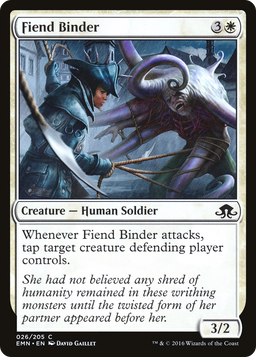 Fiend Binder (EMN-026) - Eldritch Moon Foil