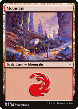 Mountain (263) (ELD-263) - Throne of Eldraine Foil