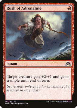 Rush of Adrenaline (SOI-177) - Shadows over Innistrad Foil