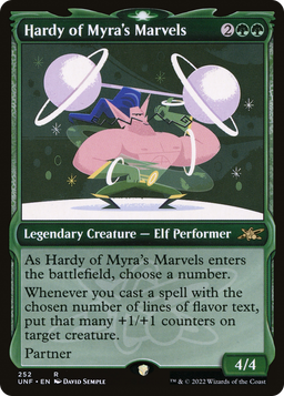 Hardy of Myra's Marvels (Showcase) (UNF-252) - Unfinity: (Showcase)